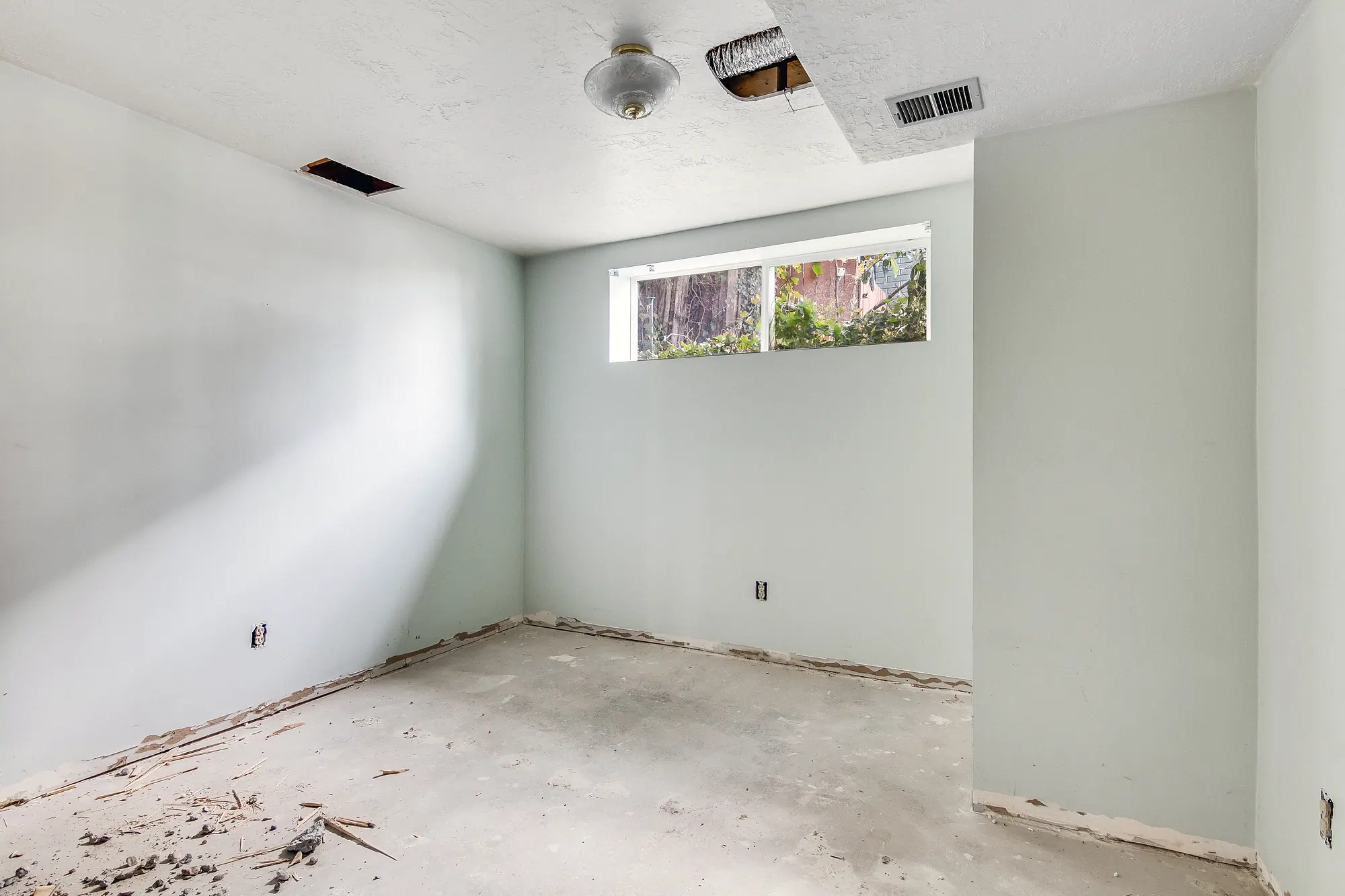Wallace home room transformation before
