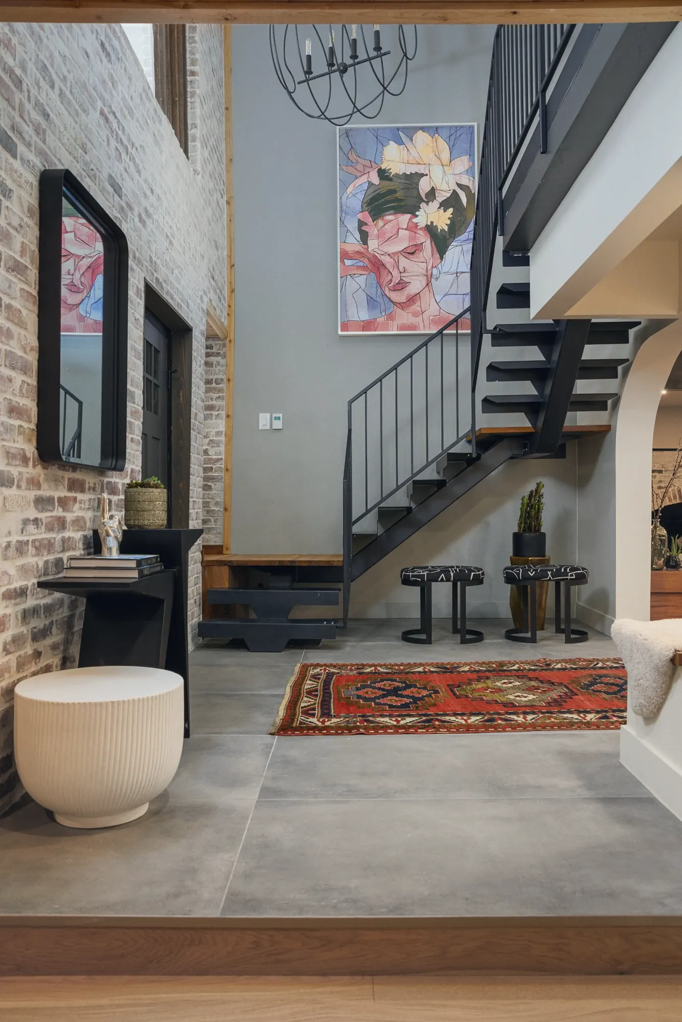 Floating staircase detail